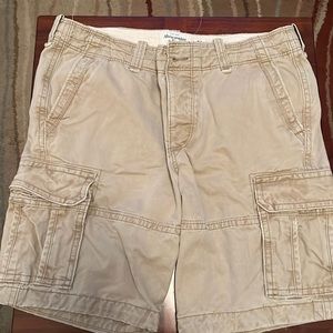 Abercrombie & Fitch Tan Cargo Shorts